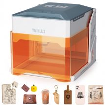 Incisore laser Wainlux k10 3000mw Versione di aggiornamento Bluetooth Mini macchina per marcatura per incisione laser Mark Macchine per la lavorazione del legno