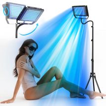 UV-Bräunungslampe, 50 W, Solariumlampe für den Bräunungskörper, 48 Stück, Blaulichtlampe, Wellenlänge 460 nm und 480 nm, Hautpflege