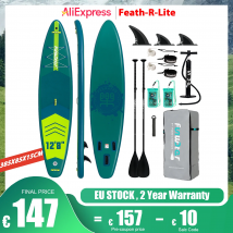 Tabla de Paddle de pie Feath-R-Lite, 385x85x15cm, SUP, tabla de surf antideslizante, tabla de Paddle inflable, equipo para deportes acuáticos para diversión