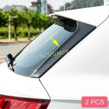 Per il 2017-2024 Audi Q5 FY SQ5 In Fibra di Carbonio Auto Lunotto Posteriore Spoiler Ala Laterale Trim Copertura 2023 2022 2021 2020 2019 2018