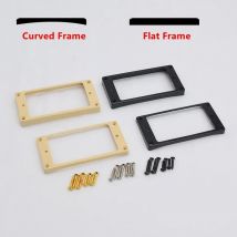 1 Set  Curved / Flat Humbucker Pickup Mounting Frames / Rings for LP SG  Electric Guitar Parts