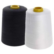Bobine da 8000 metri per cucire filo di poliestere 402 filo da ricamo per macchina da cucire fai da te vestiti accessori per cucire