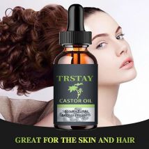 Haarwuchs Wimpern Augenbrauen Nachwachsen Öl 100% reine natürliche organische gepresste Rizinusöl Haarwuchs Wimpern Augenbrauen