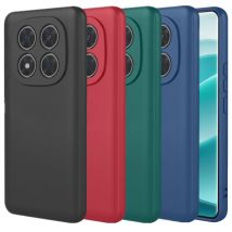 Custodia Protettiva Flessibile in Silicone Liquido TPU per Xiaomi Redmi Note 14 Pro 5G Note 15 Pro+ 5G, Cover Antiurto