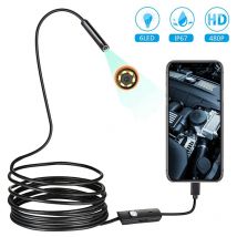 5mm 7mm Mini telecamera per Endoscopio impermeabile 3 IN 1 Endoscopio USB Android per OTG tipo C Smartphone PC Snake Camera per fish finder