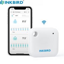 INKBIRD IBS-TH3 Termometro Igrometro WIFI, Sensore intelligente 2 in 1 per temperatura e umidità con allarme temperatura, memorizzazione cloud dati