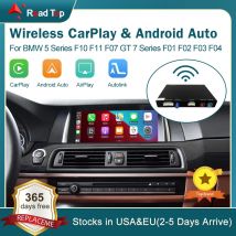 Wireless CarPlay per BMW Series 5 7 F10 F11 F07 GT F01 F02 F03 F04 2009-2020, con funzione Android Mirror Link AirPlay CarPlay