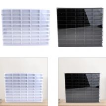 1/64 Model Car Display Case Model Car Showcase Transparent Storage Cabinet Shelf for 50 Cars for Model Car Toy Teens Gifts
