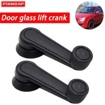 1PC/2/4PCS Auto Tür Glas Coiler Kurbel Tür Griff Ersatz Auto Schaukel Griff Fenster Roll Griff ABS Wasserdichte Auto Teile