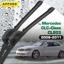 APPDEE For Mercedes-Benz CLC-Class CL203 2008-2011 Silicone & Rubber Front Wiper Blades Windshield Windscreen Window Brushes