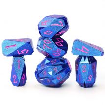 Polyedrisches Würfelset, DND-Würfelset aus Kunstharz, Geschenkideen für Dungeons and Dragons, Rollenspiele, RPG-Würfel, coole Würfel