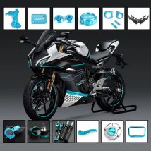 Für CFMOTO 450SR 450 SR 2022 2023 24 Motorrad Zubehör Vorne Hinten Brems Flüssigkeit Reservoir Kappen Kraftstoff Tank Kappe Rahmen Loch Abdeckung