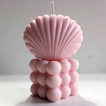 DIY Shell Kerze Form Aromatherapie Kerze Gips Form 3D Marine Shell Silikon Jakobsmuschel Seife Form Handgemachte Hause Handwerk Dekoration