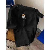 Personal isierte Basketball-Druck und Slogan Männer T-Shirt Cartoon Muster T-Shirt beliebte Kunst T-Shirt Kleidung Retro Komfort Kleidung