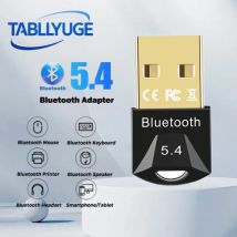 Adapter Bluetooth do PC USB Bluetooth 5.4/5.3/5.1/5.0 Adapter do Głośnika Myszki Klawiatury Bezprzewodowy Dongle Nadajnik Odbiornik