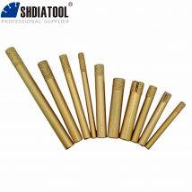 SHDIATOOL 5 pcs 3D Vuoto Brasato Del Diamante CNC Flat-end Lama Diritta Punte Dell'incisione Pietra Intagliare Strumenti, diamante Frese, End Mill
