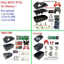 21700 Li-Ion Batterie Kunststoff Fall PCB Lade Schutz Platine Box Shell Für Milwaukee 18 V Lithium-Batterie Gehäuse