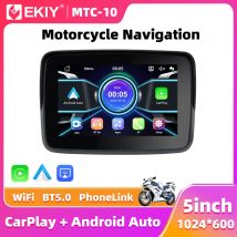 EKIY Wireless CarPlay Moto 5.0 pollici portatile digitale cruscotto per moto schermo di visualizzazione navigazione GPS monitor Android Auto