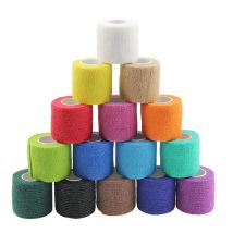 Kolorowa sportowa samoprzylepna taśma bandażowa elastyczna 4,5 m Elastoplast na nakolanniki palec