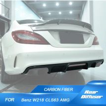 Carbon Fiber Hinten Stoßstange Diffusor Lip Spoiler für Mercedes-Benz CLS-Klasse W218 CLS63 AMG Limousine 4-tür 2015 - 2017 FRP Geschmiedet CF