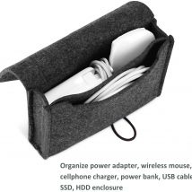 Netzteil Fall Aufbewahrung tasche Filz tragbare elektronische Zubehör Aufbewahrung tasche tragbare USB-Reise kabel Organizer elektronisch