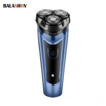 Rasoio da uomo Rasoio elettrico USB Potente macchina da barba per barba Rasoio elettrico ricaricabile impermeabile