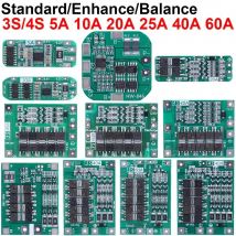 3S 4S 20A 40A 60A li-ion caricabatteria al litio scheda di protezione 18650 BMS trapano motore 11.1V 12.6V/14.8V 16.8V migliora/bilancia