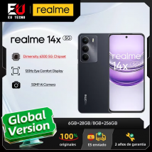Globalna wersja smartfona realme 14X 5G, chipset Dimensity 6300 5G, wyświetlacz 120Hz z funkcją ochrony oczu, aparat 50MP z funkcją AI, bateria 5000mAh, IP64