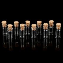 4/10 Stücke 1:12 Miniatur Glasflasche Gläser Klarglas Glas Lebensmittelaufbewahrung Puppenhaus Küchenzubehör