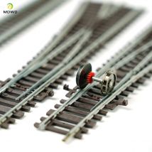 Ho-Maßstab 1/87 Eisenbahn-Modell, Eisenbahn angetrieben, Nickel-Silber, schmales Messgerät, gebogene Spur, Überwachungsschiene, Modell