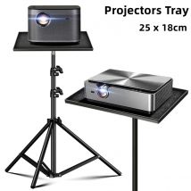 Vassoio per proiettore scheda audio Supporto per treppiede per microfono dal vivo Piattaforma per staffa per fotocamera per smartphone con adattatore per vite da 1/4 di pollice
