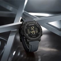 NAVIFORCE 7104, modische Herren-Elektronikuhr, Kalender, leuchtend, wasserdicht, Silikonarmband, einfache Sport-Digitaluhren für Herren