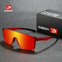 DUBERY Vollrand-polarisierte Sonnenbrille für Damen und Herren, 9 Farben, Modell 379
