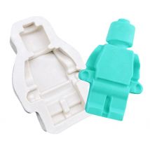 Robot stampo in Silicone Sugarcraft Cupcake stampo da forno strumenti per decorare torte fondente