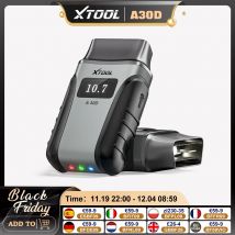 XTOOL Anyscan A30D V2.0 Bluetooth OBD2 Scanner Strumento diagnostico automobilistico con Android iOS CANFD FCA Autoauth 19+ Reset Mini OBD Scanner di controllo bidirezionale Lettore di codici wireless