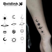 Bold ink Himmels körper temporäre Tätowierung, dauert bis 15 Tage neue Technologie Magie wasserdicht semi permanente Aufkleber.