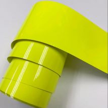 10cm*1/2/3/4/5/6/8M Premium Glossy fluorescent yellow Vinyl Wrap Film Sheet Air Release Self-adhesive Sticker Decal