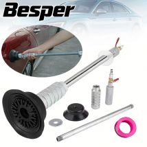 Verbesserter pneumatischer Dent Puller für Luft, Auto-Karosserie-Dent-Reparatur-Werkzeug, 12 cm Vakuum-Saugnapf-Schiebe-Pneumatik-Zughammer für Blech