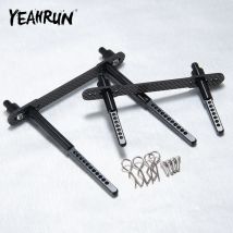 YEAHRUN Aluminium Vorne/Hinten Karosserie Post Mounts Auto Shell Spalte mit Clip für Axial SCX10 II 90046 1:10 RC Crawler modell Auto Teile