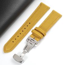 Cinturino per orologio in nylon con tela a vela a sgancio rapido 18mm 19mm 20mm 21mm 22mm 24mm cinturino con fibbia a farfalla per cinturino Omega per Seiko