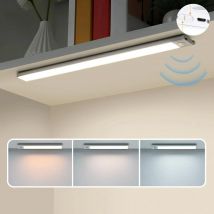 Lampka Nocna z Czujnikiem Ruchu LED, Ładowana przez USB, Bateria 1000mAh, Lampka do Szafki, 3 Kolory, Ściemnianie, Do Sypialni, Kuchni