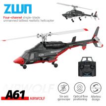 Helikopter RC A61 2.4G z 6-osiowym żyroskopem, 4-kanałowy, z funkcją utrzymywania wysokości, sterowany optycznie, zdalnie sterowany helikopter, zabawka dla dzieci i dorosłych.