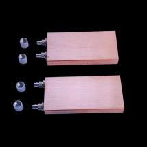 Kupfer-Wasserkühlblock für PC und Laptop, Mikro-CPU, Halbleiterkühlung, Kühler, Grafikkartenkühler