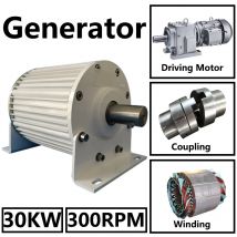 30kW 220V Strom generator 30000W Permanent magnet generator 230V 380V niedrige Geschwindigkeiten 3-Phasen-Getriebe ohne Permanent magnet pmg
