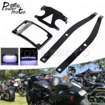 Motorcycle Tail Tidy license Plate Frame Lights Fender Relocation Holder Bracket For Harley Softail Fat Bob FXFB FXFBS 2018-2020