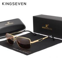 Kingseven marke designer polarisierte sonnenbrille für fahrende männer quadratische sonnenbrille für herren mode reise brillen
