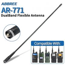 ABBREE AR-771 PRO SMA-Femmina Dual Band Antenna ad alto guadagno per Baofeng UV-5R BF-888S UV-32 Quansheng UV-K5 K6 Walkie Talkie Radio