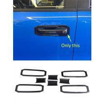 For 2019-2025 Ram 1500 Door Handle Surrounds Trims Stylish Accessories Chrome/Black/Carbon Fiber 2024 2023 2022 2021 2020