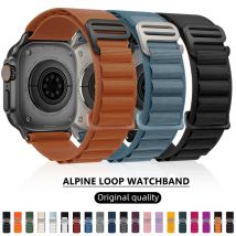 cinturino apple whatch 44mm Cinturino alpino per cinturino Apple Watch Ultra 2 3 cinturino 45mm 49mm 42mm 46mm 44mm 41mm 40mm braccialetto Iwatch serie 11 9 8 7 SE 10