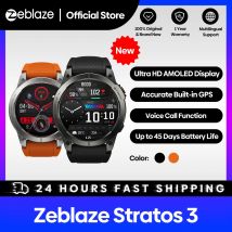 [Fareche 2023] Zeblaze Stratos 3 Premium GPS Reloj inteligente Ultra HD Pantalla AMOLED GPS incorporado Hi-Fi Bluetooth Llamadas telefónicas